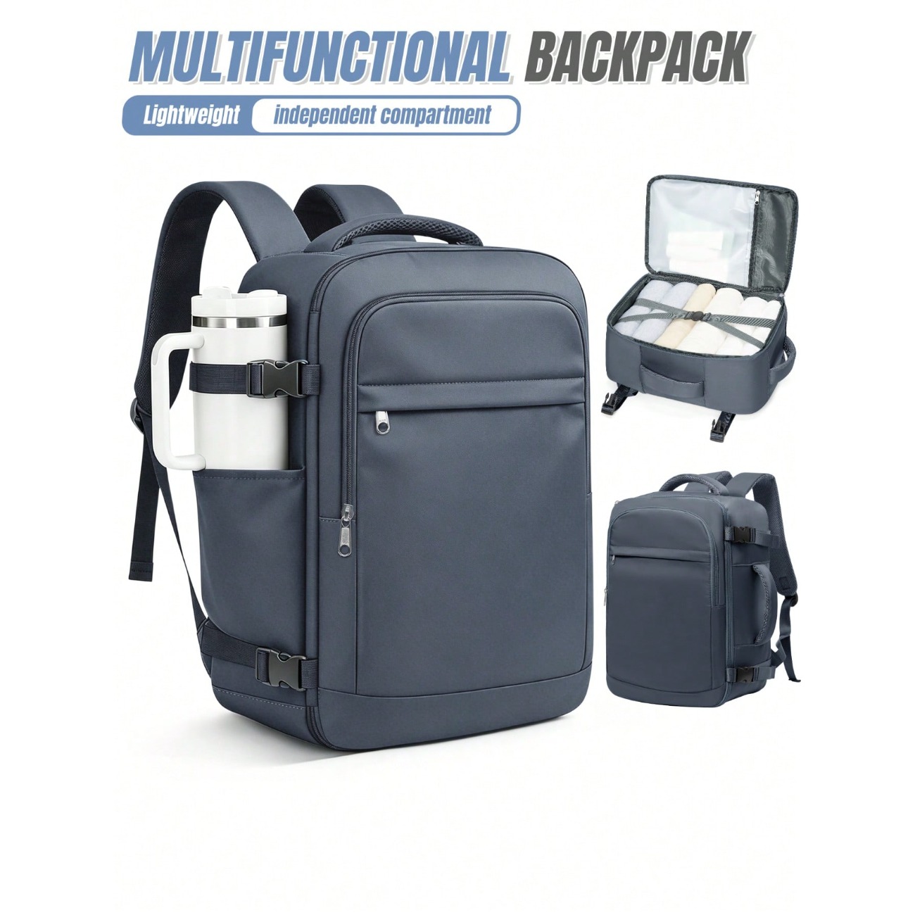 Lightweight Large Capacity Tra - Laptop Backpack 15.6 ulasan dan harga