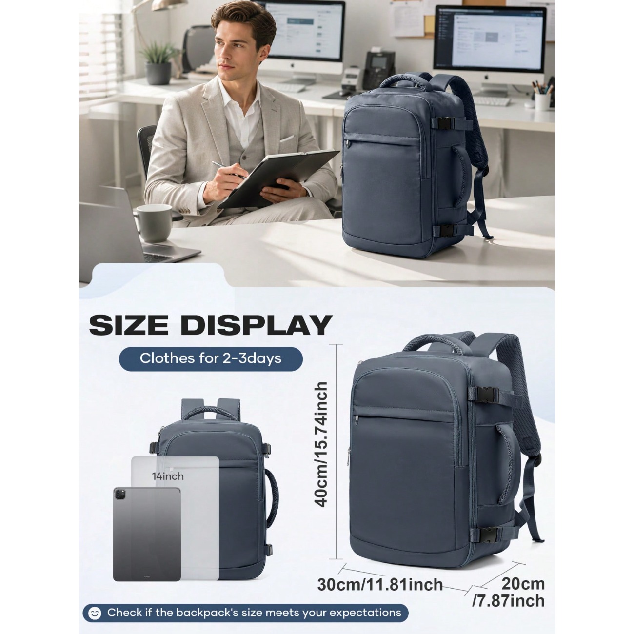 Lightweight Large Capacity Tra - Laptop Backpack 15.6 ulasan dan harga